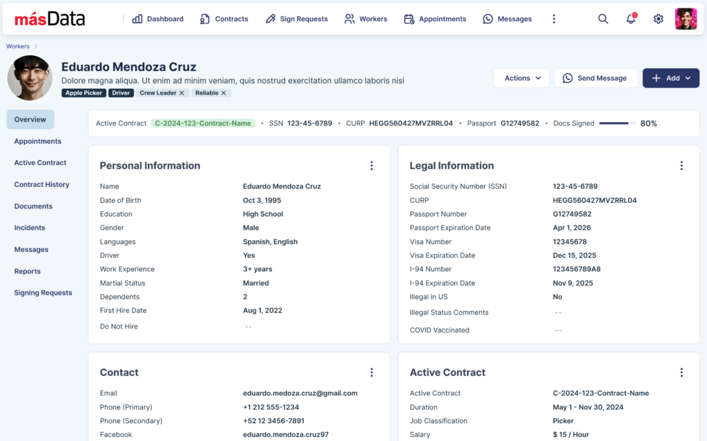 másMX: Simplifying the Seasonal Workforce Experience